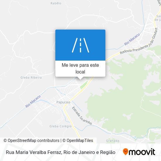 Rua Maria Veralba Ferraz mapa