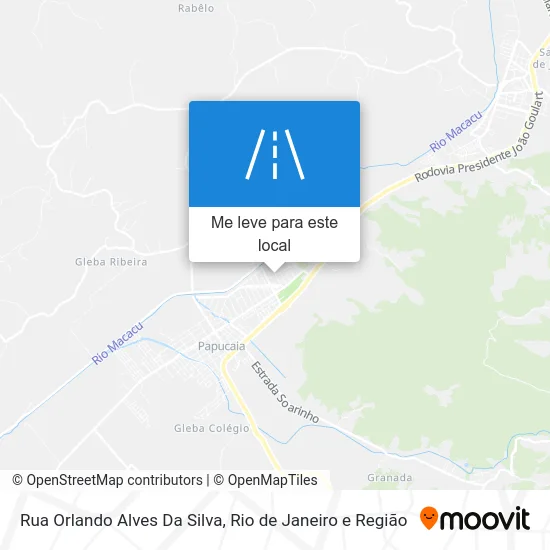 Rua Orlando Alves Da Silva mapa