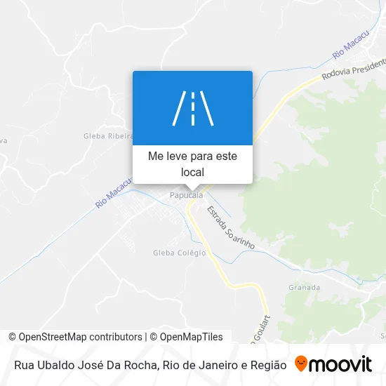 Rua Ubaldo José Da Rocha mapa
