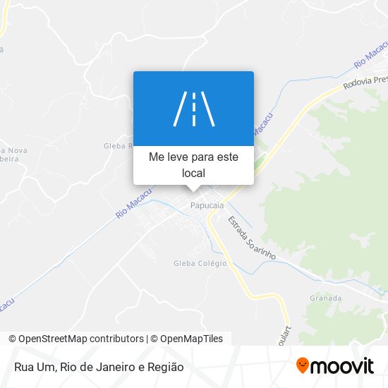 Rua Um mapa