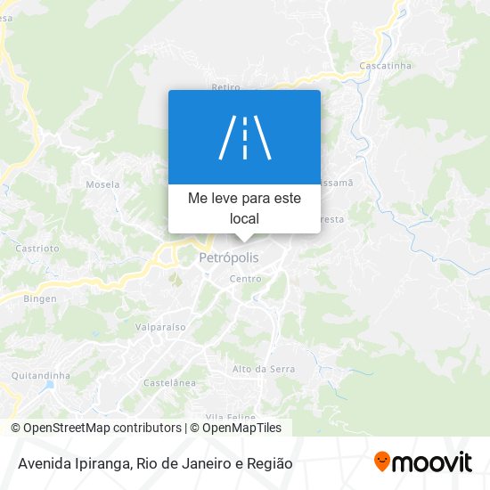 Avenida Ipiranga mapa