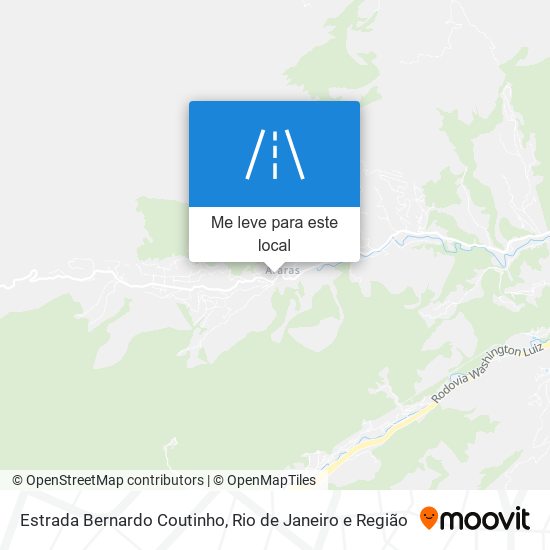 Estrada Bernardo Coutinho mapa