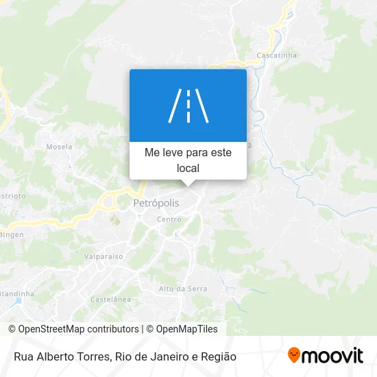Rua Alberto Torres mapa