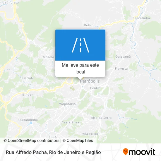 Rua Alfredo Pachá mapa