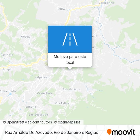 Rua Arnaldo De Azevedo mapa