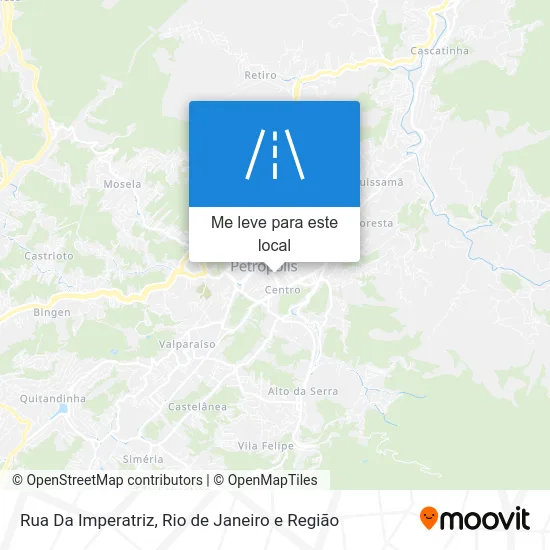 Rua Da Imperatriz mapa