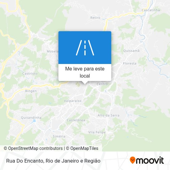 Rua Do Encanto mapa