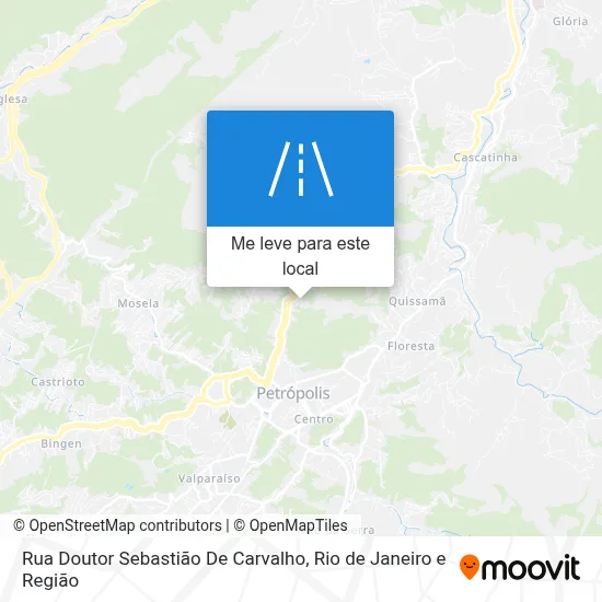 Rua Doutor Sebastião De Carvalho mapa