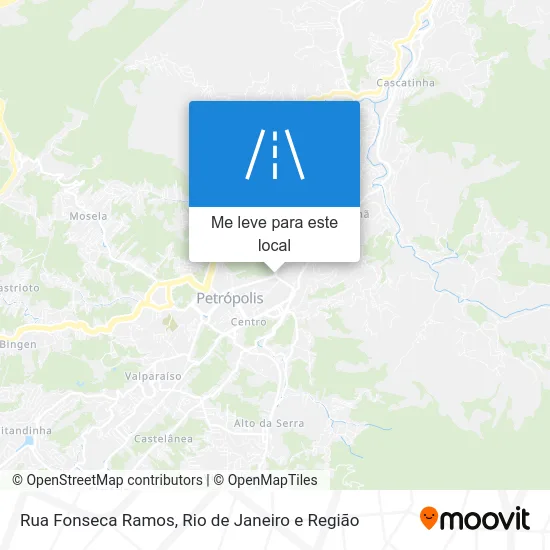 Rua Fonseca Ramos mapa