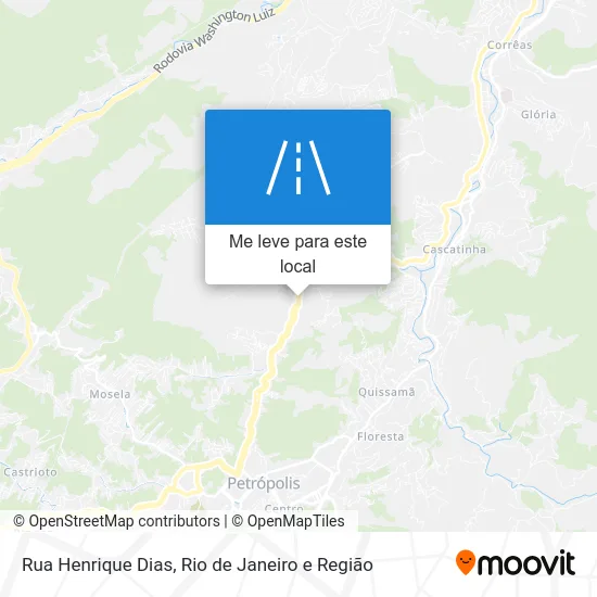 Rua Henrique Dias mapa