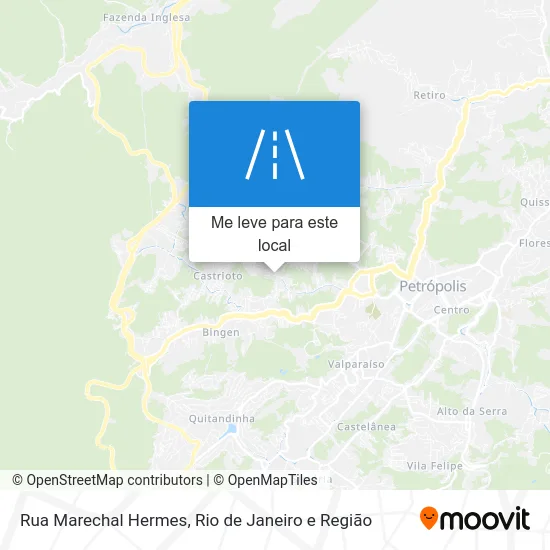 Rua Marechal Hermes mapa