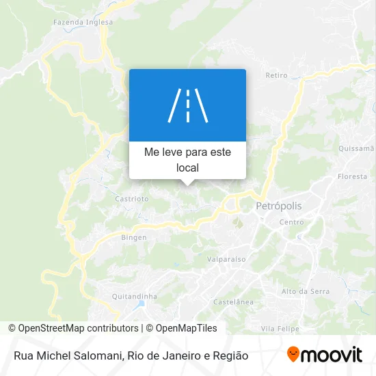 Rua Michel Salomani mapa