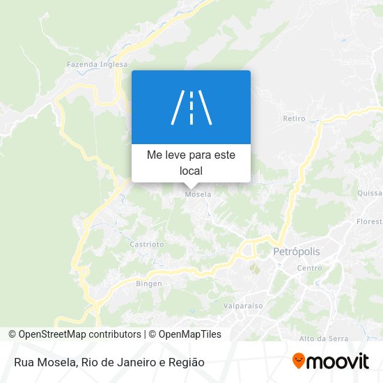 Rua Mosela mapa