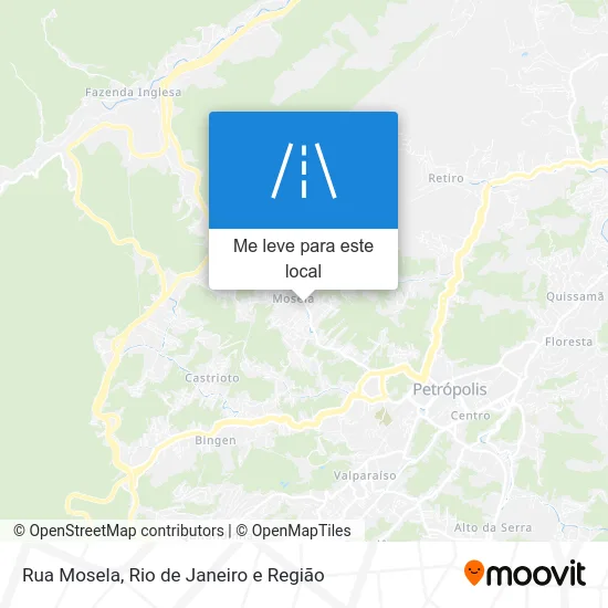 Rua Mosela mapa