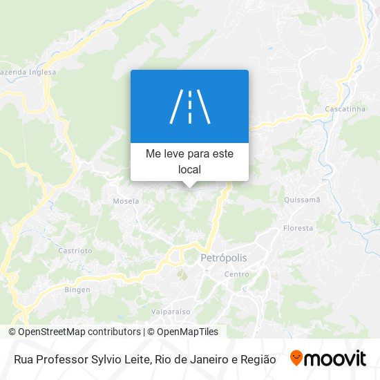 Rua Professor Sylvio Leite mapa