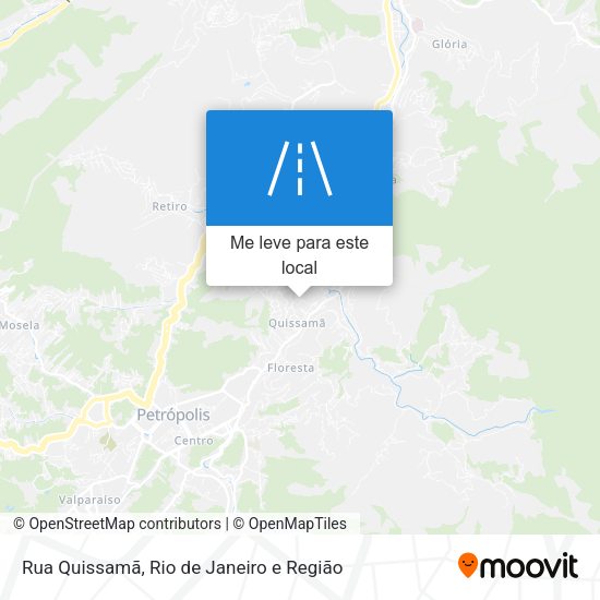 Rua Quissamã mapa
