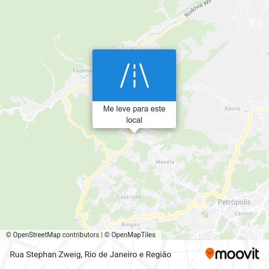 Rua Stephan Zweig mapa