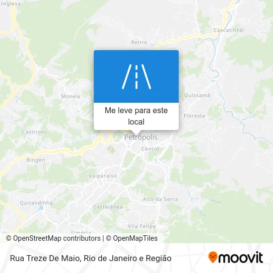 Rua Treze De Maio mapa