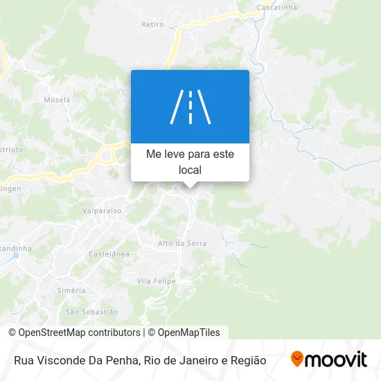 Rua Visconde Da Penha mapa
