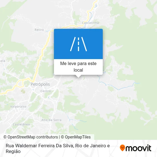 Rua Waldemar Ferreira Da Silva mapa