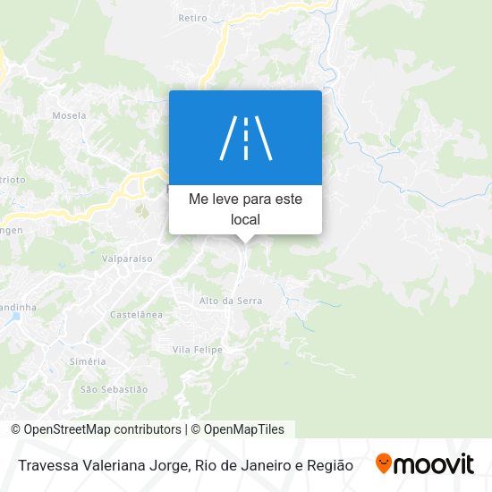 Travessa Valeriana Jorge mapa