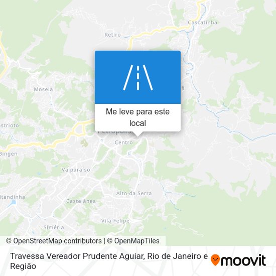 Travessa Vereador Prudente Aguiar mapa