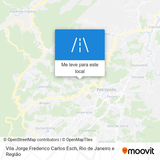 Vila Jorge Frederico Carlos Esch mapa