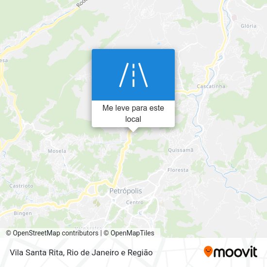 Vila Santa Rita mapa