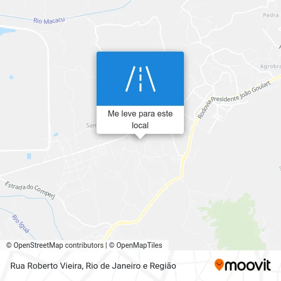 Rua Roberto Vieira mapa