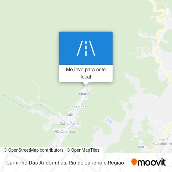 Caminho Das Andorinhas mapa