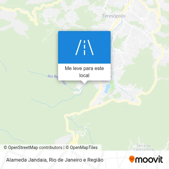 Alameda Jandaia mapa