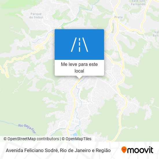 Avenida Feliciano Sodré mapa