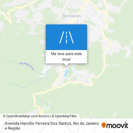 Avenida Hercílio Ferreira Dos Santos mapa