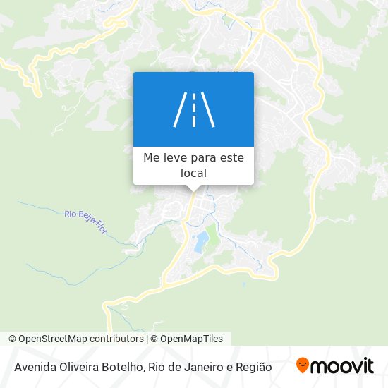 Avenida Oliveira Botelho mapa
