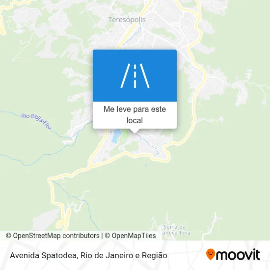 Avenida Spatodea mapa