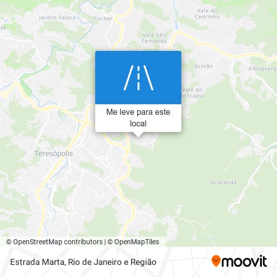 Estrada Marta mapa