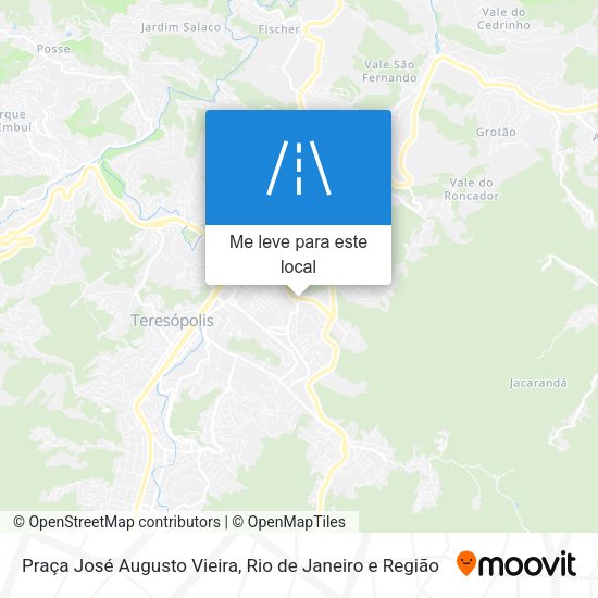 Praça José Augusto Vieira mapa