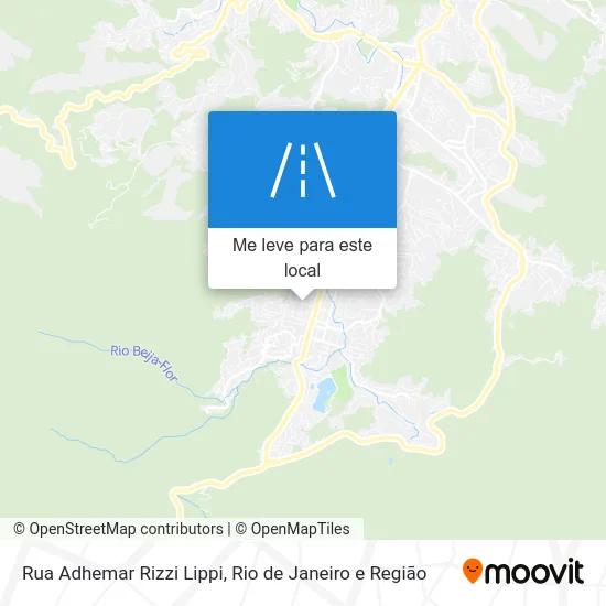Rua Adhemar Rizzi Lippi mapa