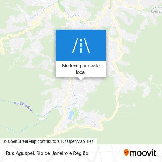 Rua Aguapei mapa