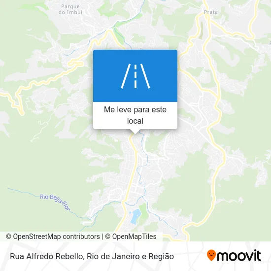 Rua Alfredo Rebello mapa