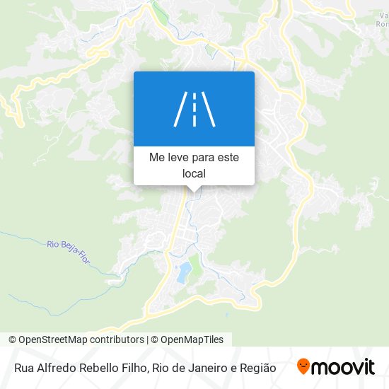 Rua Alfredo Rebello Filho mapa