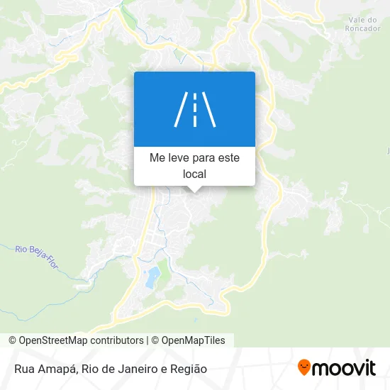 Rua Amapá mapa