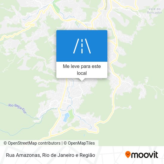 Rua Amazonas mapa