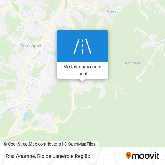 Rua Anambe mapa