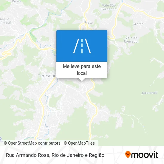 Rua Armando Rosa mapa