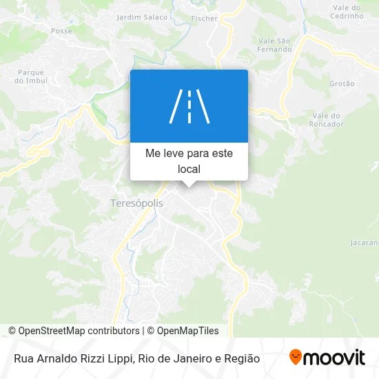 Rua Arnaldo Rizzi Lippi mapa