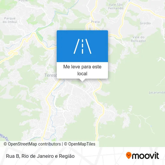 Rua B mapa