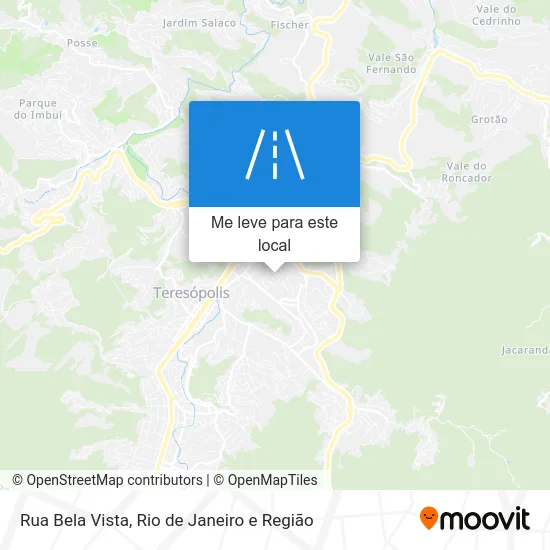 Rua Bela Vista mapa
