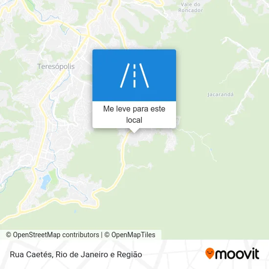 Rua Caetés mapa