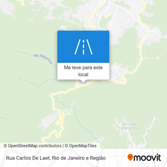 Rua Carlos De Laet mapa